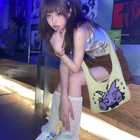 Harajuku Anime Print Tank Top - Thumbnail 7