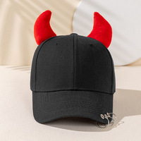Circle & Horns Decor Baseball Cap - Thumbnail 1