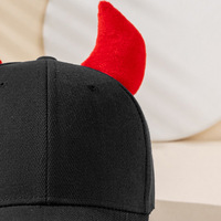 Circle & Horns Decor Baseball Cap - Thumbnail 3