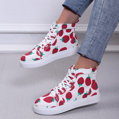 New strawberry pineapple sneakers