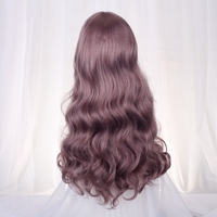 Two-dimensional full headgear wavy curly wig long curly hair - Thumbnail 1