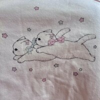Rabbit Kitten Lace Trim Short Sleeve T-shirt  - Thumbnail 8