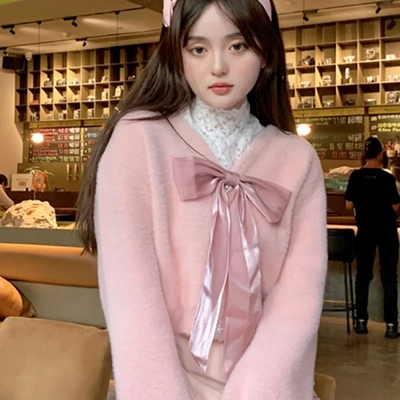 Japanese bow knot cardigan 