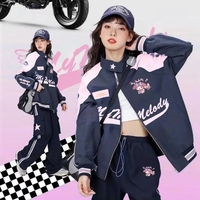 Japanese Anime Print Windproof Biker Jacket - Thumbnail 2