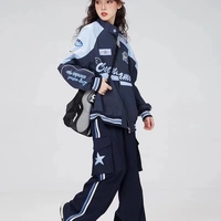 Japanese Anime Print Windproof Biker Jacket - Thumbnail 6