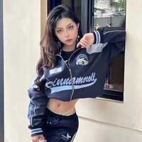 Japanese Anime Print Windproof Biker Jacket - Thumbnail 8