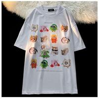 Funny Cat Meme Print Short Sleeve T-shirt  - Thumbnail 8