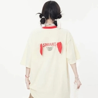 Demon Horn Oversized Graphic T-shirt  - Thumbnail 5
