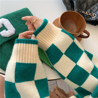 Checkboard Patchwork Cardigan  - Thumbnail 8