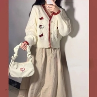 Cat Anime Print Cardigan  - Thumbnail 3