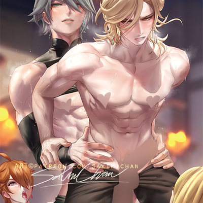 Alhaitham x kaveh n-sfw poster #n402