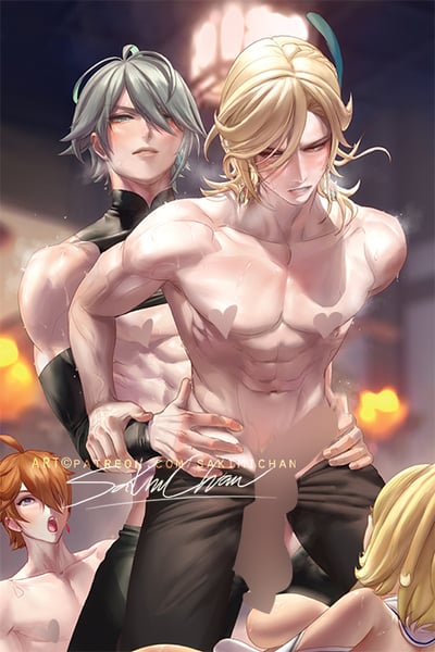 Alhaitham x Kaveh N-SFW Poster #N402