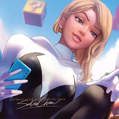 Spiderverse: spider gwen poster#508
