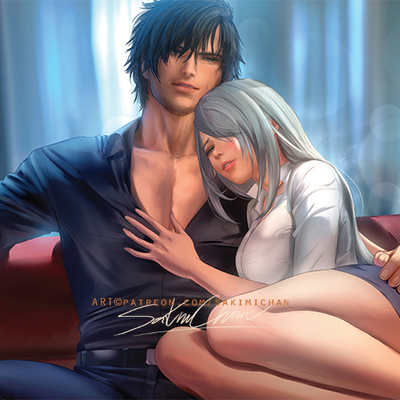 Ff16 clive x jill sofa poster#512