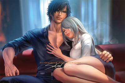 FF16 Clive x Jill Sofa Poster#512