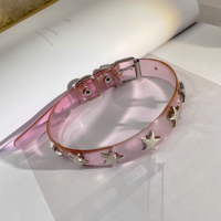 Pink Silicone Star & Love Heart Lock Y2K Hot Girl Choker Necklaces - Thumbnail 6