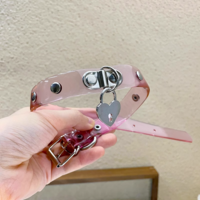 Pink Silicone Star & Love Heart Lock Y2K Hot Girl Choker Necklaces - Thumbnail 9