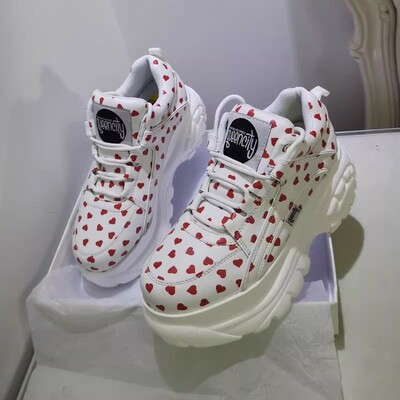 Harajuku thick-soled versatile shoes love casual platform shoes