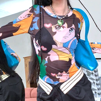 Y2K ANIME MESH TOP - Thumbnail 1