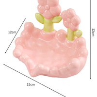 Flower Cloud Ceramic Soap Dish - Thumbnail 7