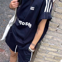 RETRO SPORTY STRIPE SET ( TOP+SHORTS )  - Thumbnail 2