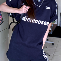 RETRO SPORTY STRIPE SET ( TOP+SHORTS )  - Thumbnail 4