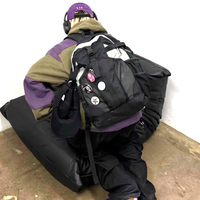 Y2K BLACK & GREY BACKPACK - Thumbnail 1