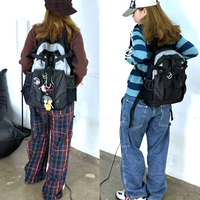Y2K BLACK & GREY BACKPACK - Thumbnail 2