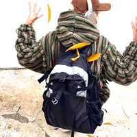 Y2K BLACK & GREY BACKPACK - Thumbnail 4