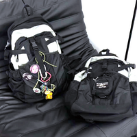 Y2K BLACK & GREY BACKPACK - Thumbnail 5