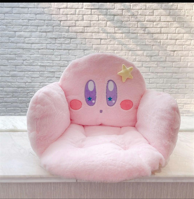 Cute Cinnamon Dog Big Ear Dog Plush Full Warm Cushion Office Chair Cushion