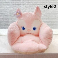 Cute Cinnamon Dog Big Ear Dog Plush Full Warm Cushion Office Chair Cushion - Thumbnail 1