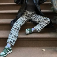 Free Shipping-ALL EYES ON YOU PANTS - Thumbnail 4