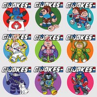 DOTU/GIJokes Vinyl Stickers - Thumbnail 1