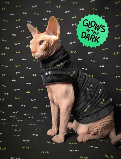 Eyes Glow-in-the-dark!