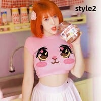 New M/L Sakura Cry Baby Emoji Tee t-shirt - Thumbnail 2