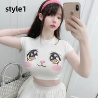New M/L Sakura Cry Baby Emoji Tee t-shirt - Thumbnail 1