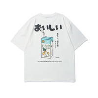 Harajuku lovely Vintage milk carton lettering T-shirt - Thumbnail 5
