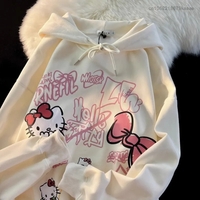 Graffiti Cat Print Hoodie - Thumbnail 1