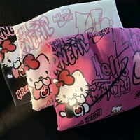 Graffiti Cat Print Hoodie - Thumbnail 7