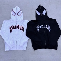 Graffiti Spider Print Hoodie - Thumbnail 5