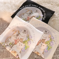 Cat Print Short Sleeve T-shirt  - Thumbnail 5