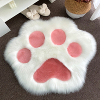 Cartoon Cat Claw Carpet Anime Plush Floor Mat - Thumbnail 3