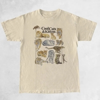 Cool Cat Print Short Sleeve T-shirt  - Thumbnail 4