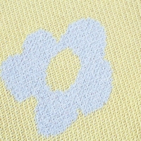 Purple & Yellow Flower Print Patchwork Sweater  - Thumbnail 7