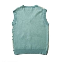 Swimming Duck Knit Sweater Vest - Thumbnail 1