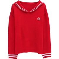 Strawberry Milk Sailor Collar Sweater  - Thumbnail 4