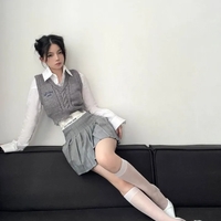 Vintage Grey Sweater Vest  - Thumbnail 3