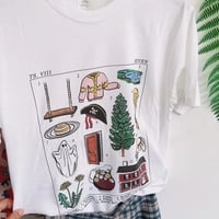 Retro Vintage Print Short Sleeve T-shirt  - Thumbnail 5