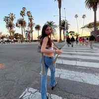 White Rhinestone Tank Top  - Thumbnail 5